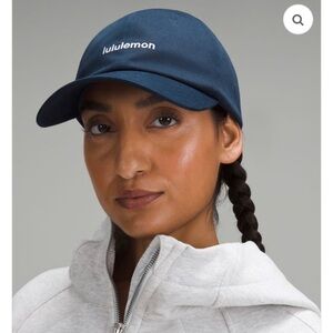 Lululemon Unisex Classic Ball Cap Wordmark Navy Blue